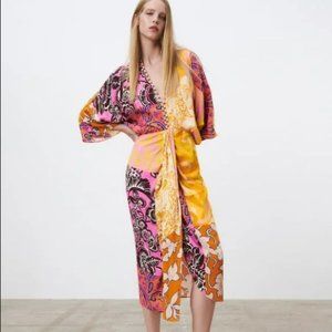 ZARA Midi Print Dress
